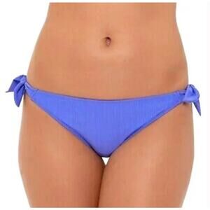 Salt & Cove Ribbed Periwinkle Side Knot Hipster Bikini Bottoms - S
